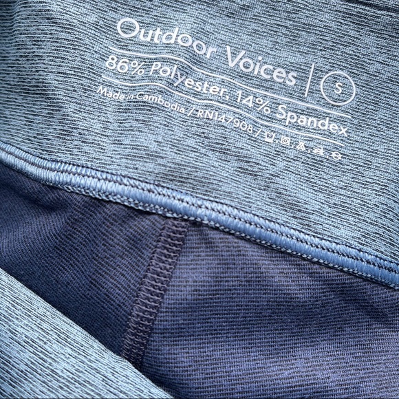 Outdoor Voices 7/8 Springs Legging Blue Sz Small - Picture 6 of 6